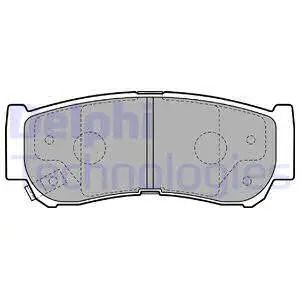 Комплект гальмівних колодок HYUNDAI SANTA, HYUNDAI H-1, DELPHI (LP2049)