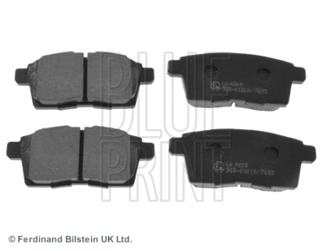 Комплект гальмівних колодок MAZDA CX-9, MAZDA CX-7, BLUE PRINT (ADM54298)