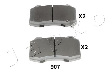 Комплект колодок гальмівних для TESLA MODEL, CHRYSLER 300, CHEVROLET CAMARO, JAPKO (51907)