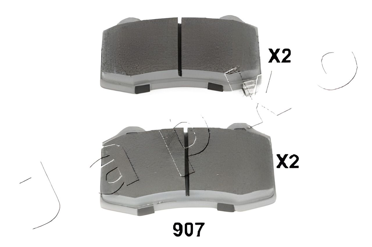 Комплект колодок гальмівних для TESLA MODEL, CHRYSLER 300, CHEVROLET CAMARO, JAPKO (51907) Комплект колодок гальмівних для TESLA MODEL, CHRYSLER 300, CHEVROLET CAMARO, JAPKO (51907)