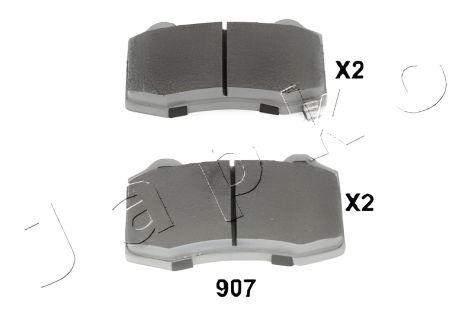 Комплект колодок гальмівних для TESLA MODEL, CHRYSLER 300, CHEVROLET CAMARO, JAPKO (51907)