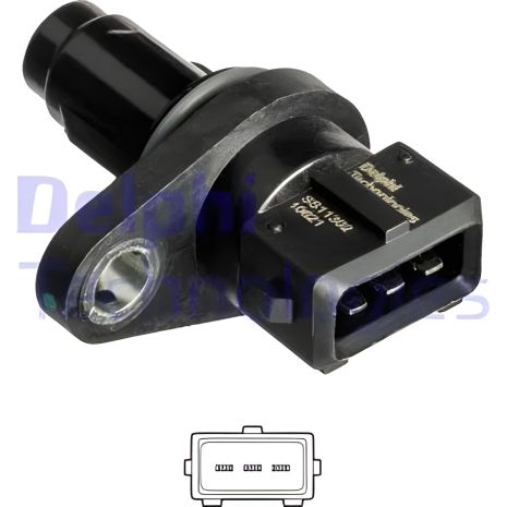 Датчик положення фаз, распредвала KIA PICANTO, HYUNDAI i10, HYUNDAI ACCENT, DELPHI (SS11302) Датчик положення фаз, распредвала KIA PICANTO, HYUNDAI i10, HYUNDAI ACCENT, DELPHI (SS11302)