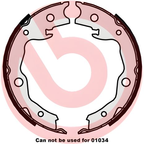 Колодки для стояночного тормоза SAMSUNG QM5, LEXUS HS, RENAULT KOLEOS, BREMBO (S56545)