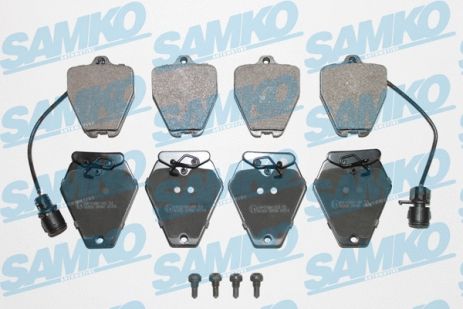 Комплект тормозных колодок AUDI A8, SAMKO (5SP981)