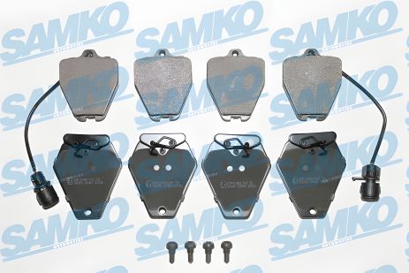 Комплект тормозных колодок для AUDI A8, SAMKO (5SP981) Комплект тормозных колодок для AUDI A8, SAMKO (5SP981)