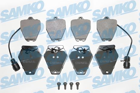 AUDI A8 Комплект гальмівних колодок, SAMKO (5SP981) AUDI A8 Комплект гальмівних колодок, SAMKO (5SP981)