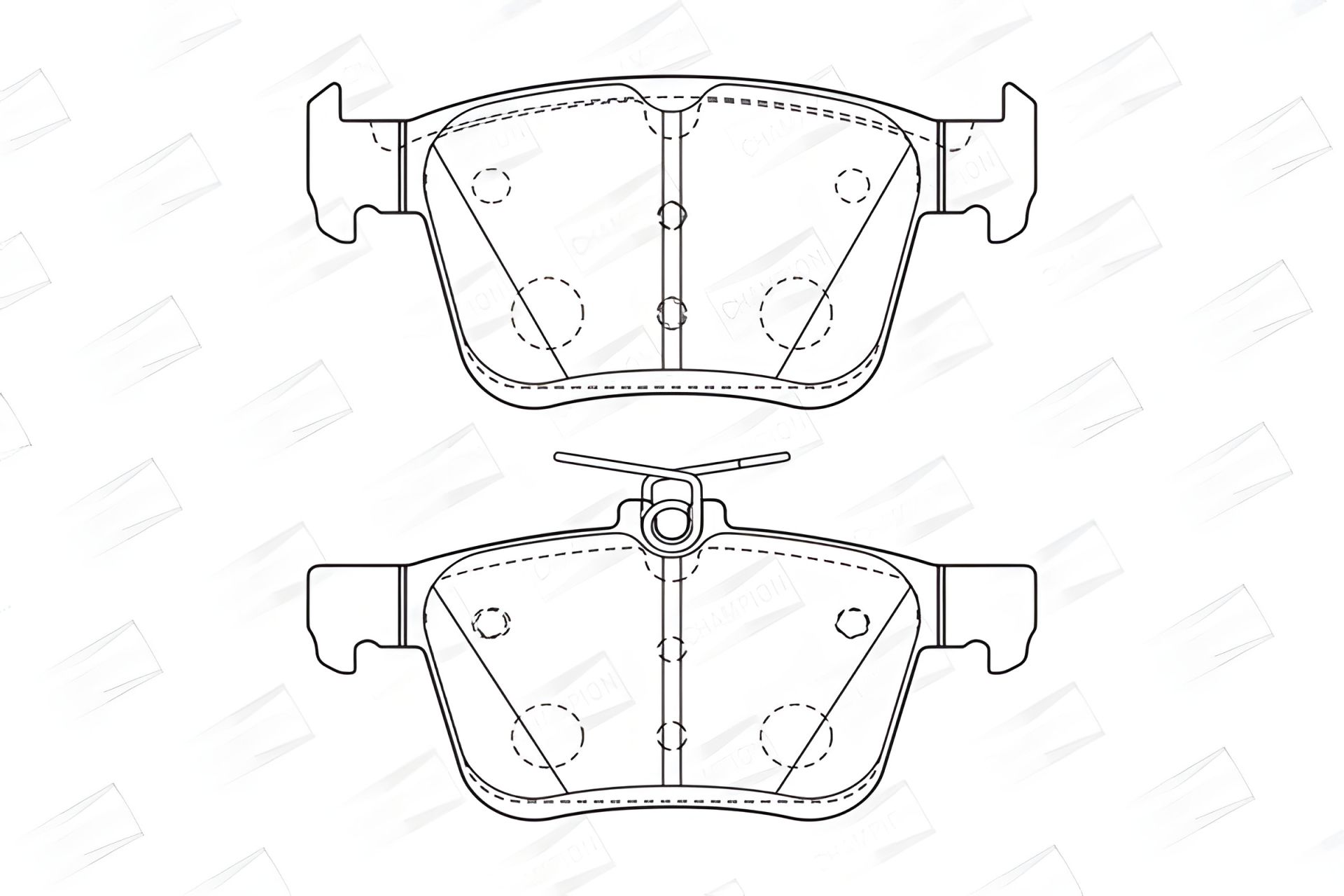 Гальмівних колодок комплект CHAMPION SKODA KAROQ, SEAT LEON, AUDI Q2 (573409CH) Гальмівних колодок комплект CHAMPION SKODA KAROQ, SEAT LEON, AUDI Q2 (573409CH)
