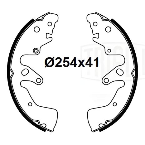 Тормозные колодки комплект для SUZUKI GRAND VITARA, TRIALLI (GF4741)