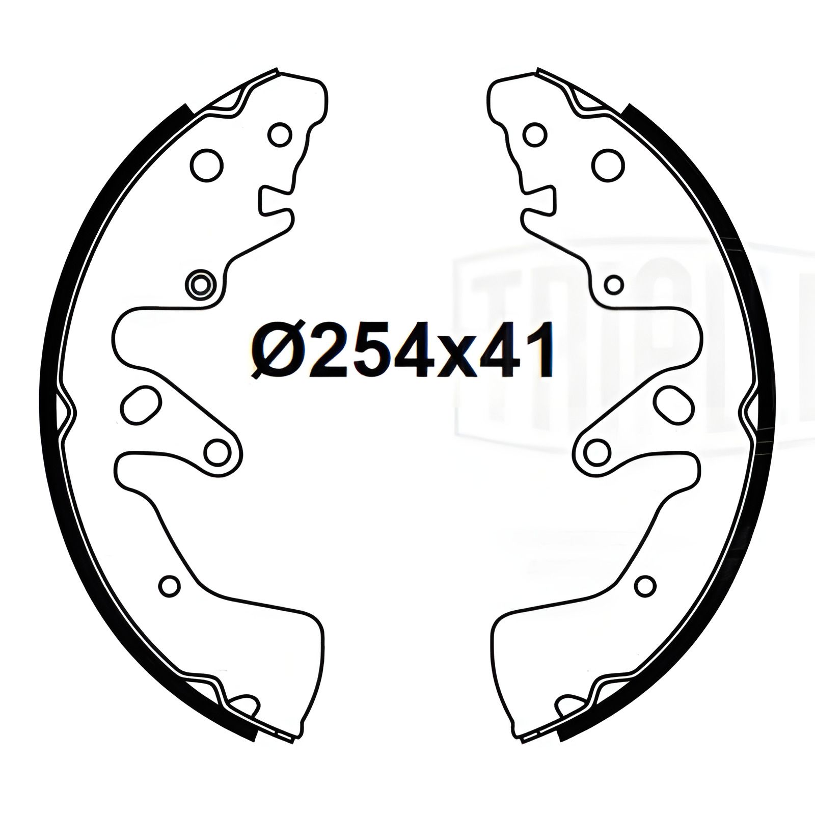 Гальмівні колодки для SUZUKI GRAND VITARA, TRIALLI (GF4741) Гальмівні колодки для SUZUKI GRAND VITARA, TRIALLI (GF4741)