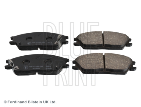 Комплект гальмівних колодок HYUNDAI ACCENT, HONDA ACCORD, HYUNDAI GETZ, BLUE PRINT (ADG04202)