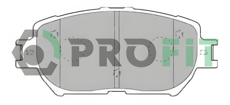 Комплект гальмівних колодок LEXUS GS, TOYOTA CAMRY, PROFIT (50001620) Комплект гальмівних колодок LEXUS GS, TOYOTA CAMRY, PROFIT (50001620)