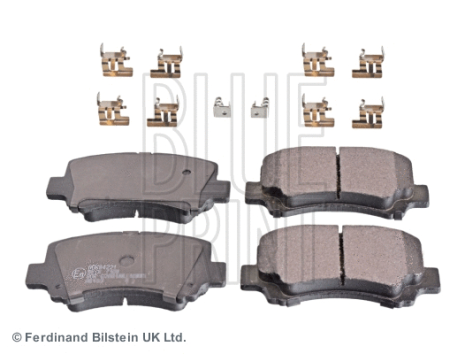 Комплект гальмівних колодок DFSK K, CHERY QQ6, SUZUKI WAGON, BLUE PRINT (ADK84221)