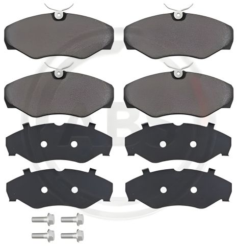 Комплект гальмівних колодок NISSAN PRIMASTAR, OPEL VIVARO, RENAULT TRAFIC, A.B.S. (37287) Комплект гальмівних колодок NISSAN PRIMASTAR, OPEL VIVARO, RENAULT TRAFIC, A.B.S. (37287)