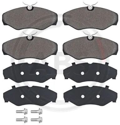 Комплект гальмівних колодок NISSAN PRIMASTAR, OPEL VIVARO, RENAULT TRAFIC, A.B.S. (37287)