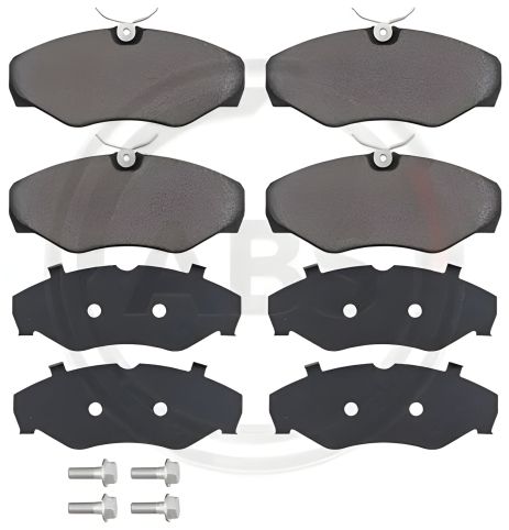 Комплект гальмівних колодок NISSAN PRIMASTAR, OPEL VIVARO, RENAULT TRAFIC, A.B.S. (37287) Комплект гальмівних колодок NISSAN PRIMASTAR, OPEL VIVARO, RENAULT TRAFIC, A.B.S. (37287)