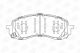 Комплект гальмівних колодок SUBARU IMPREZA, CHAMPION (572571CH)