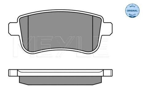 Комплект тормозных колодок RENAULT CLIO, RENAULT ARKANA, RENAULT MEGANE, MEYLE (0252482015)