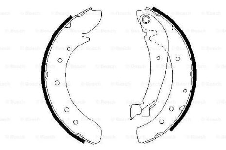 Комплект тормозных колодок PEUGEOT EXPERT, FIAT SCUDO, CITROËN JUMPY, BOSCH (0986487522)