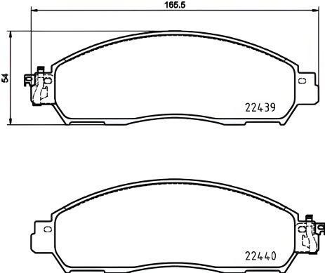 Гальмівних колодок комплект SUZUKI LANDY, NISSAN SERENA, NISSAN LEAF, NISSHINBO (NP2106) Гальмівних колодок комплект SUZUKI LANDY, NISSAN SERENA, NISSAN LEAF, NISSHINBO (NP2106)
