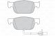 Комплект гальмівних колодок AUDI A4, AUDI A5, VALEO (302320)