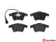 Комплект тормозных колодок VW TRANSPORTER, VW MULTIVAN, BREMBO (P85082)