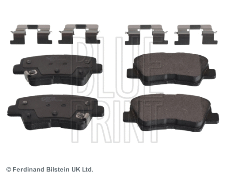 Комплект гальмівних колодок HYUNDAI i30, KIA SOUL, KIA CEE'D, BLUE PRINT (ADG042160)