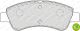Комплект тормозных колодок для OPEL, PEUGEOT, CITROËN, FERODO (FDB4066)