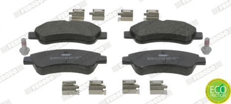 Комплект тормозных колодок OPEL CROSSLAND, PEUGEOT 208, CITROËN C3, FERODO (FDB4066)