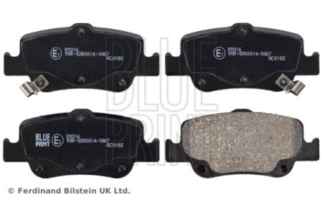 Комплект тормозных колодок TOYOTA COROLLA, TOYOTA AURIS, BLUE PRINT (ADT342173)