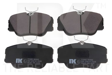 Гальмівних колодок комплект MB 124, MB E-CLASS, MB 190, NK (223308)