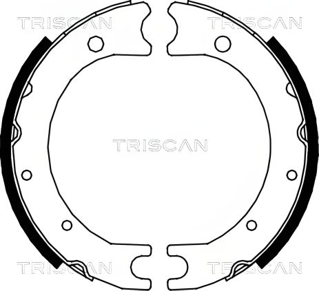 Комплект колодок гальма стоянки для TOYOTA LAND CRUISER, TRISCAN (810013036) Комплект колодок гальма стоянки для TOYOTA LAND CRUISER, TRISCAN (810013036)