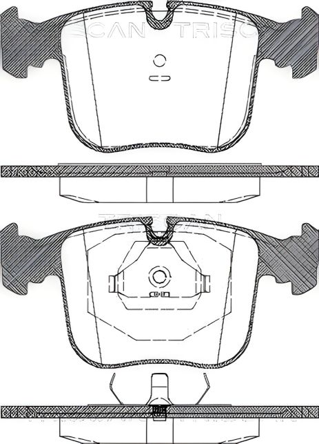 Тормозные колодки для BMW 7/8, TRISCAN (811011012) Тормозные колодки для BMW 7/8, TRISCAN (811011012)