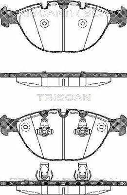Комплект тормозных колодок BMW X5, TRISCAN (811011011)