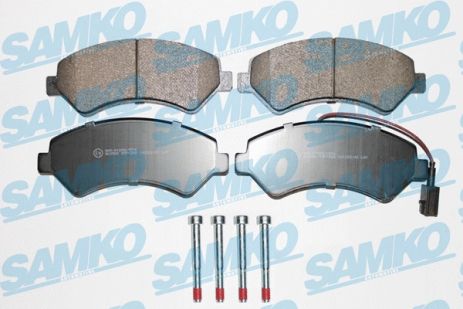 Комплект гальмівних колодок FIAT DUCATO, PEUGEOT BOXER, CITROËN JUMPER, SAMKO (5SP1288)
