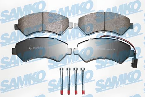 Гальмівних колодок комплект DUCATO FIAT, BOXER PEUGEOT, JUMPER CITROËN, SAMKO (5SP1288) Гальмівних колодок комплект DUCATO FIAT, BOXER PEUGEOT, JUMPER CITROËN, SAMKO (5SP1288)