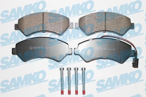 Комплект гальмівних колодок FIAT DUCATO, PEUGEOT BOXER, CITROËN JUMPER, SAMKO (5SP1288)