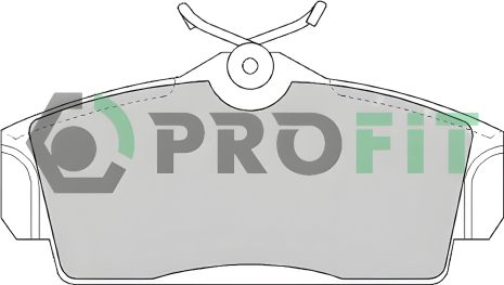 Комплект гальмівних колодок PROFIT для NISSAN ALMERA, NISSAN PRIMERA (50001096) Комплект гальмівних колодок PROFIT для NISSAN ALMERA, NISSAN PRIMERA (50001096)