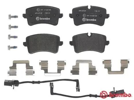 Комплект тормозных колодок PORSCHE MACAN, AUDI A6, AUDI Q3, BREMBO (P85119)
