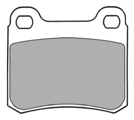 Комплект гальмівних колодок MB E-CLASS, MB C-CLASS, MB 190, FREMAX (FBP042501)