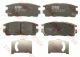 Комплект гальмівних колодок SUZUKI XL7, CHEVROLET CAPTIVA, OPEL ANTARA, TRW (GDB1716)