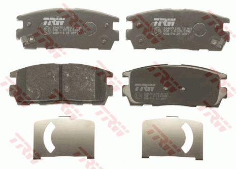 Комплект гальмівних колодок SUZUKI XL7, CHEVROLET CAPTIVA, OPEL ANTARA, TRW (GDB1716)