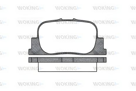 Набор тормозных колодок LIFAN 620, BYD G3, GEELY VISION, WOKING (P901300) Набор тормозных колодок LIFAN 620, BYD G3, GEELY VISION, WOKING (P901300)