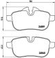 Комплект тормозных колодок BMW Z4, BREMBO (P06062)