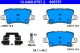 Комплект гальмівних колодок HONDA CIVIC, ATE (13046057572)