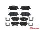 Комплект гальмівних колодок HYUNDAI i30, KIA PRO, KIA CEED, BREMBO (P30073) Комплект гальмівних колодок HYUNDAI i30, KIA PRO, KIA CEED, BREMBO (P30073)