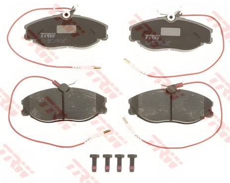 Комплект тормозных колодок для PEUGEOT 406, TRW (GDB1194)