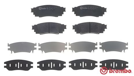 Комплект гальмівних колодок TOYOTA COROLLA, LEXUS RX, LEXUS ES, BREMBO (P83160) Комплект гальмівних колодок TOYOTA COROLLA, LEXUS RX, LEXUS ES, BREMBO (P83160)
