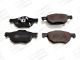 Комплект гальмівних колодок HONDA CIVIC, HONDA ACCORD, CHAMPION (572480CH)
