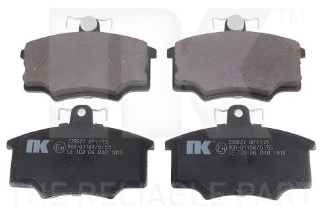 Комплект гальмівних колодок VOLVO 340-360/AUDI COUPE/80, NK (номер 229927)