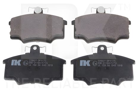 Тормозные колодки комплект для VOLVO 340-360, AUDI COUPE, AUDI 80, NK (229927)